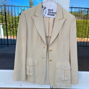 Donna Karan Linen Vintage Blazer